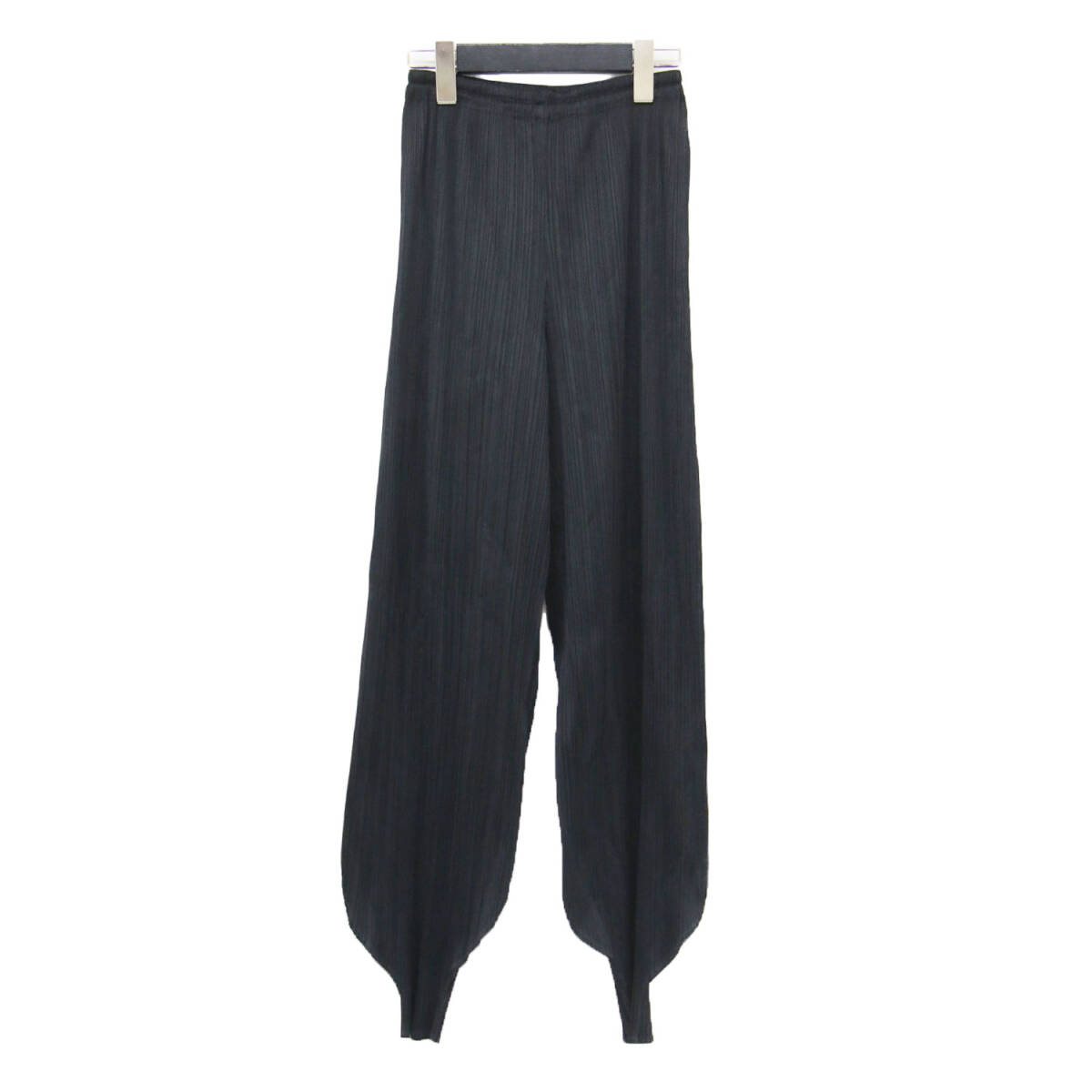 PLEATS PLEASE プリーツプリーズ パンツ ブラック 黒 サイズ:2(M) | プリーツ アラジンパンツ / ジョガーパンツ | ウエストゴム 裾絞り拍卖