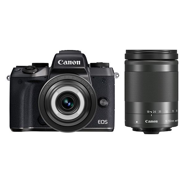 中古 1年保証 美品 Canon EOS M5 28mm 18-150mm ダブルレンズキット拍卖