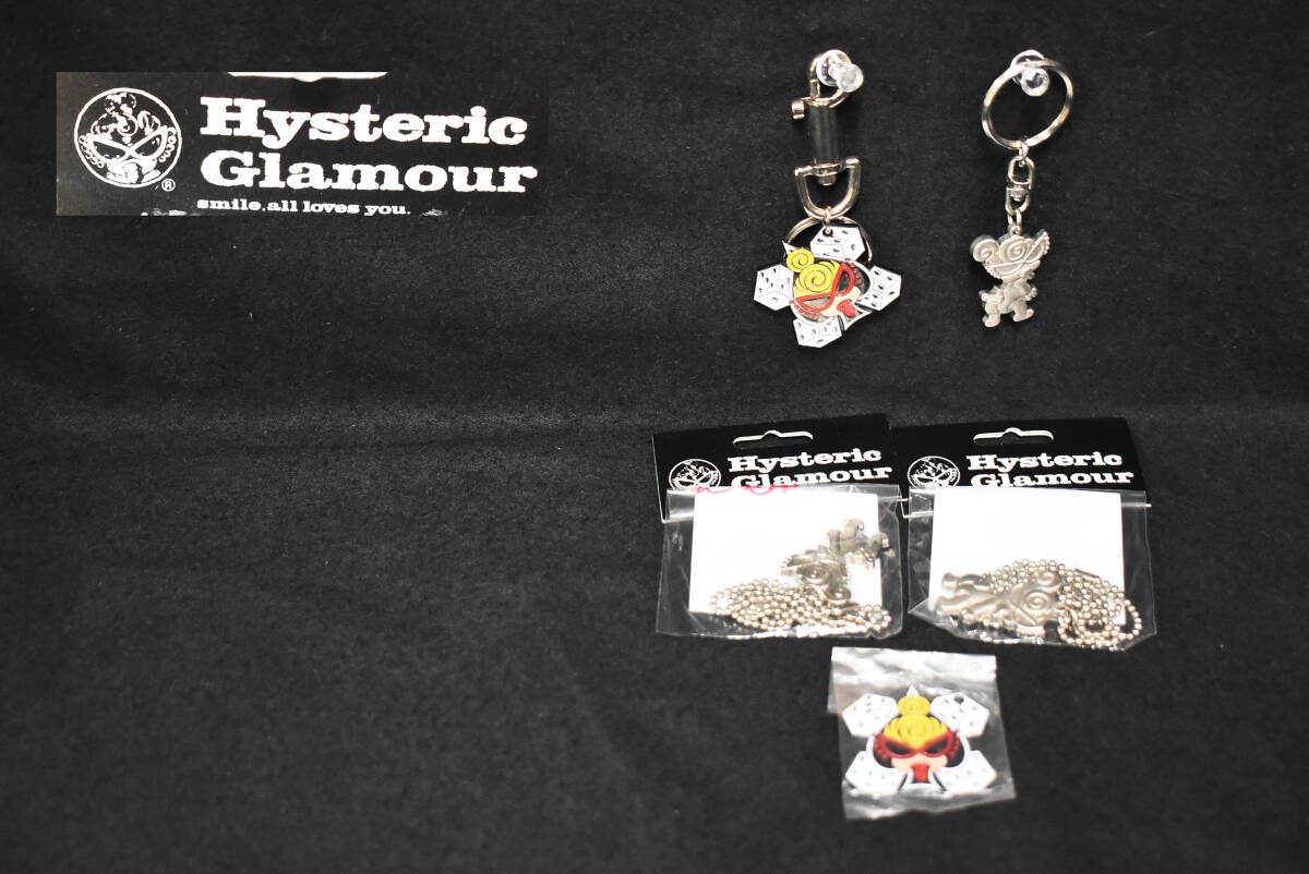 ●ヒステリックグラマー/HYSTERIC GLAMOUR/キーホルダー/チャーム/チェーン/アクセサリー/ヒスミニ/まとめて/U26NQ2003拍卖