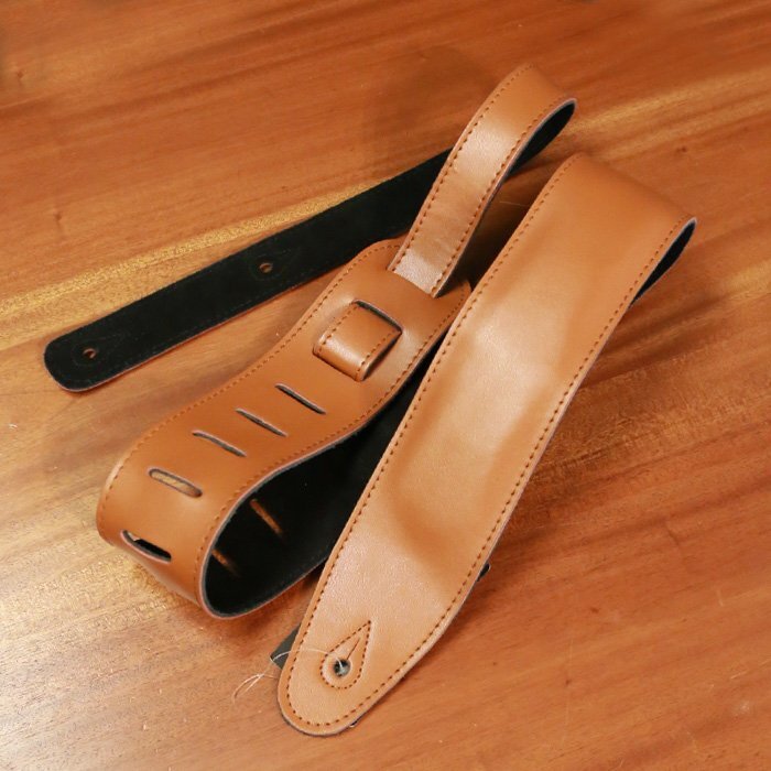 送料無料 未使用 Renegade Paded Leather FOAM PAD-TAN レネゲード レザー ギターストラップ タン 革 レザーストラップ 革製品拍卖