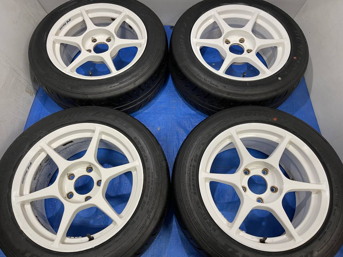 ■レア絶版バーディークラブP1レーシング16 7.5J+32 114.3/5ZⅢ205/55R16シビックEK9インテグラDC2スイフトスポーツZC31ZC32ロードスターNC拍卖