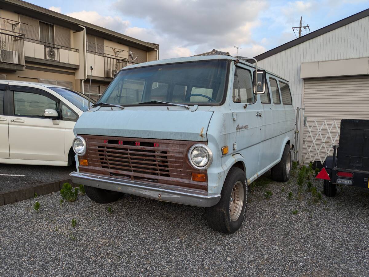 1969年 FORDエコノライン200 3MT 302エンジン拍卖