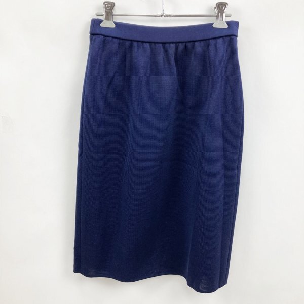 【人気】美品 Yves Saint Laurent/イブサンローラン スカート ネイビー サイズ9 レディース /S7389拍卖