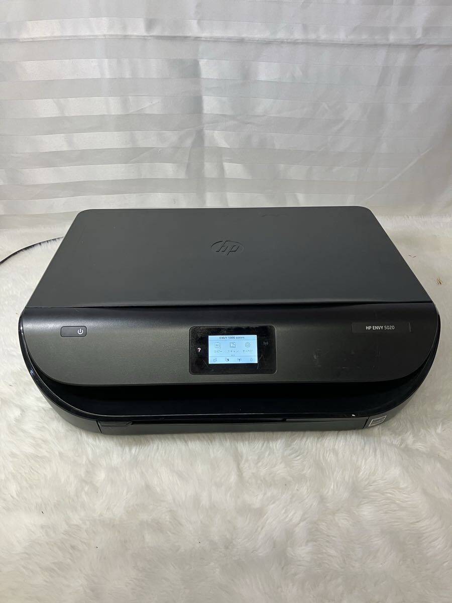 yh169 HP ENVY5020 Z4A69A インクジェット複合機 プリンター 中古 コンパクトなデザイン ブラック かっこいい 120拍卖