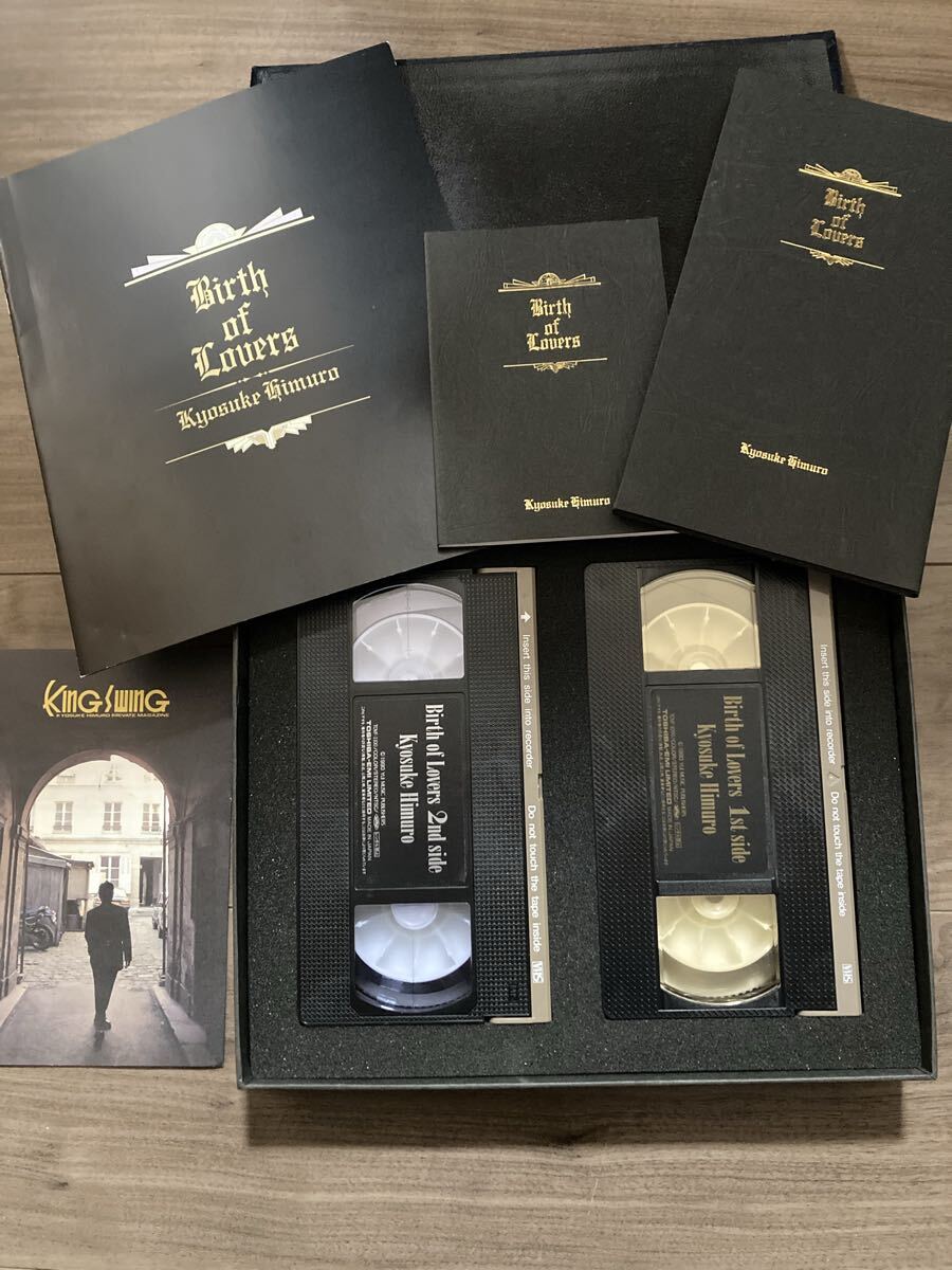 Birth of Lovers 1st side Kyosuke Himuro VHS ビデオテープ TOSHHBA-EMI LIMITED ポストカード メッセージカード 特別BOX入り 氷室京介拍卖