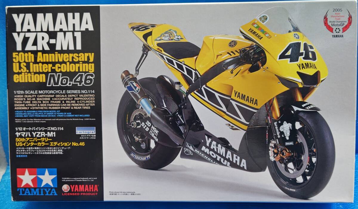 タミヤ 1/12 ヤマハ '05 YZR-M1 50th アニバーサリー バレンシア エディション 未開封 nsr500 ナストロアズーロ 拍卖