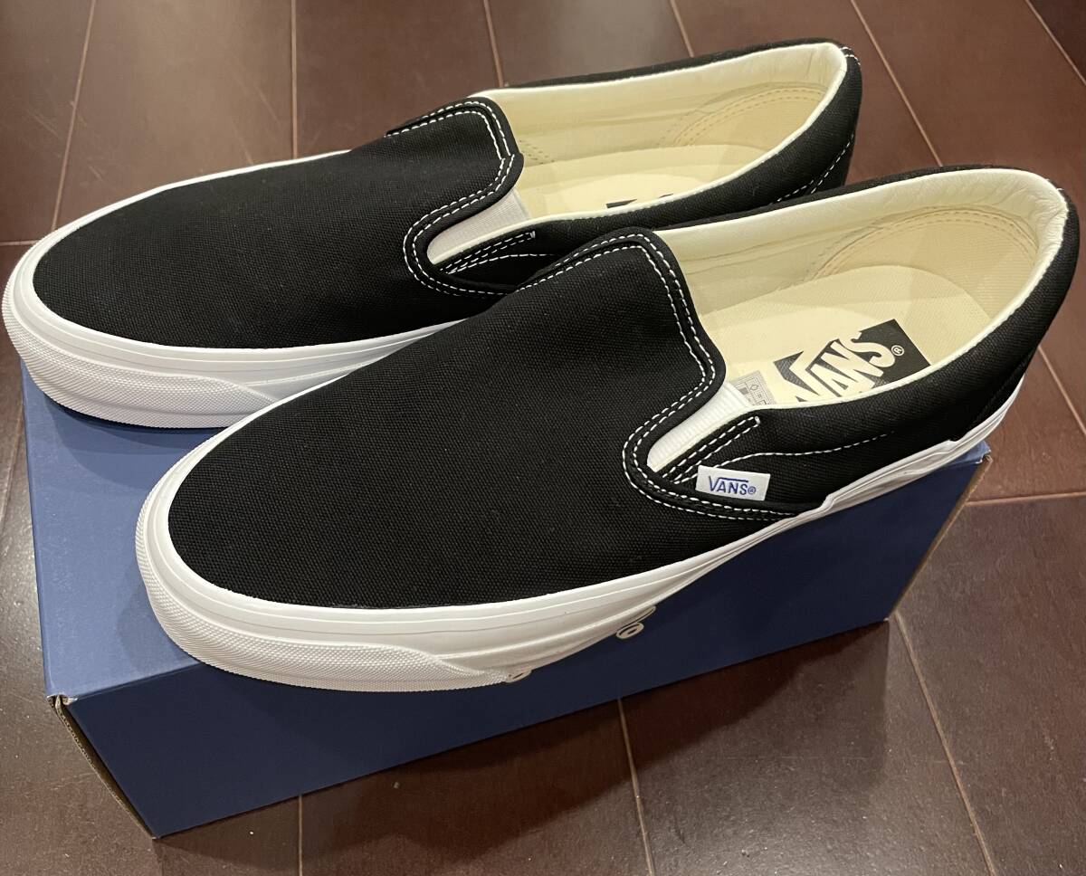 ☆新品未使用品 VANS PREMIUM slipon Reissue 98 LX black 27cm US9プレミアム アナハイム ボルト拍卖