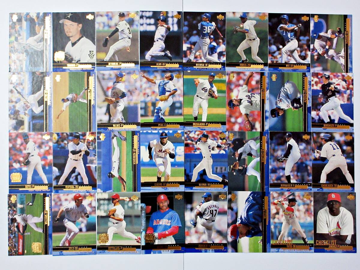 ☆MLB カード 32種セット☆野球 BaseBall Card 箔押し UPPER DECK トレカ ベースボールカード 海外 まとめて拍卖
