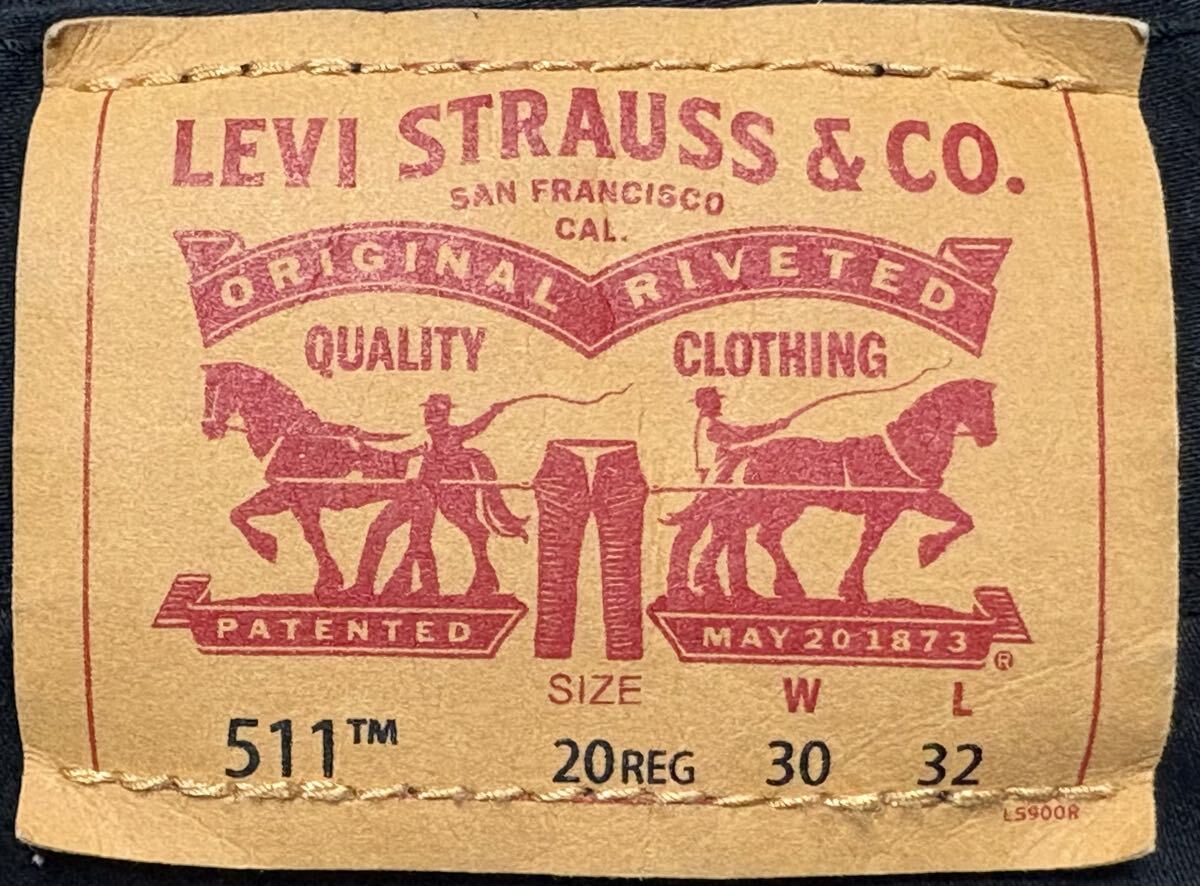 Levi”s 511TM (アジャスター付き) size-W30(平置き40)L32(股下80) 中古(極美品) 送料無料 NCNR拍卖