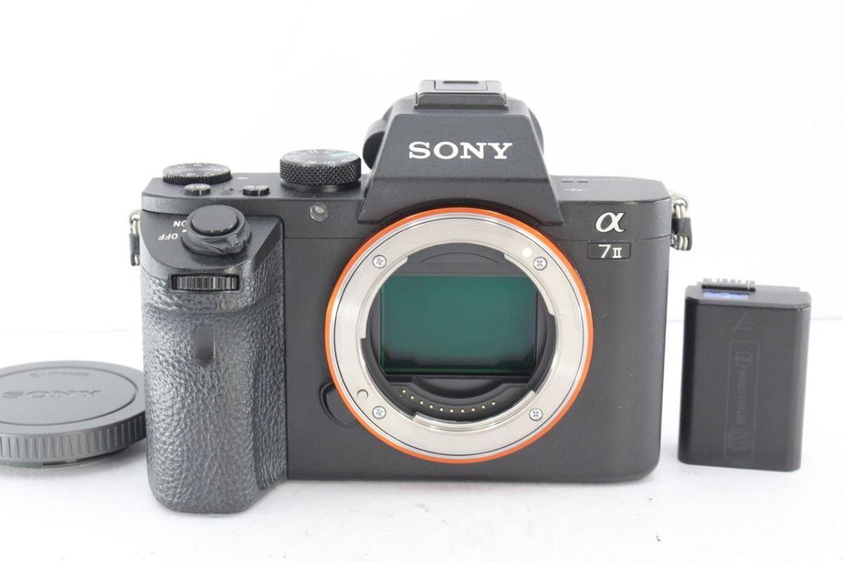 ★実用品★ ソニー SONY α7 II ボディ ILCE-7M2 ショット数 34527回 《キャップ 付き》 A1 A6711拍卖