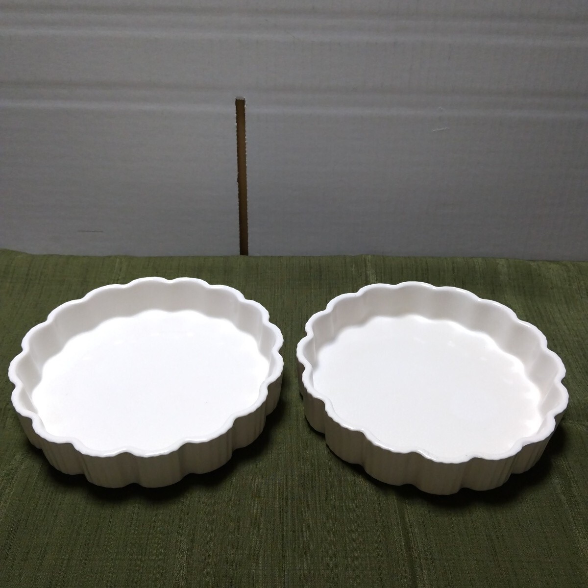 未使用品 日本製 オーブン耐熱皿 OVEN WARE 2枚セット 拍卖