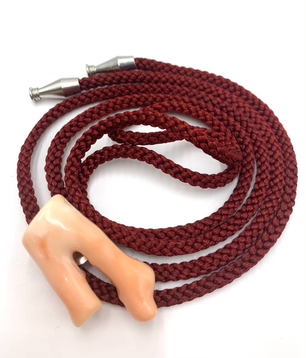 高知さんご 珊瑚 コーラル ループタイ拍卖