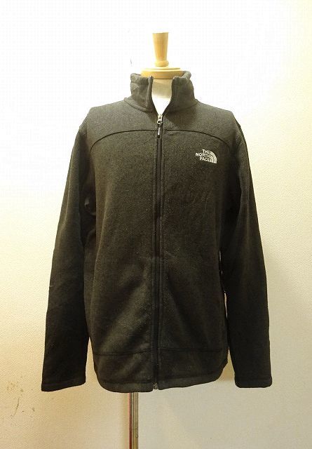 THE NORTH FACE ノースフェイス フルジップ フリース ジャケット アウトドア ニット (L) チャコール拍卖