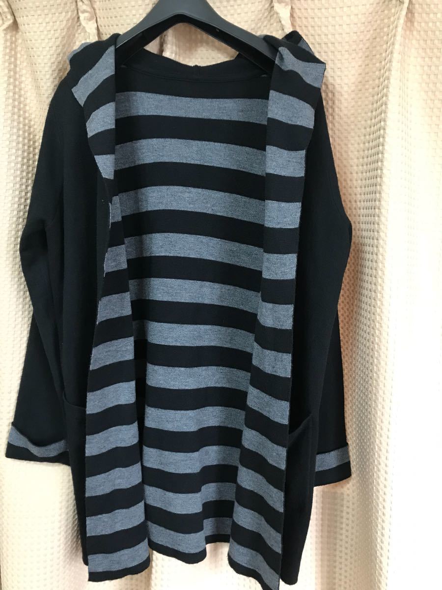 ★黒ボーダーガーディアン コーディガン★M拍卖