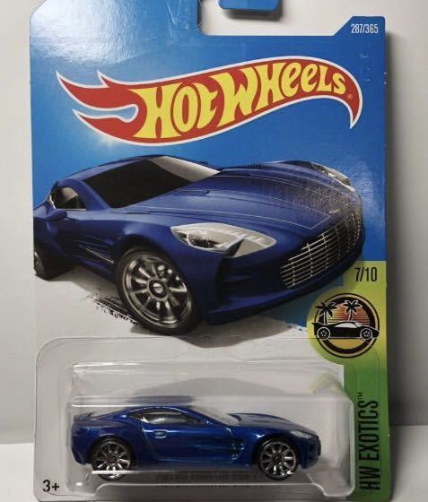未開封・Hot Wheels ホットウィール アストンマーティン ONE-77 メタリックブルー HW ASTON MARTIN拍卖