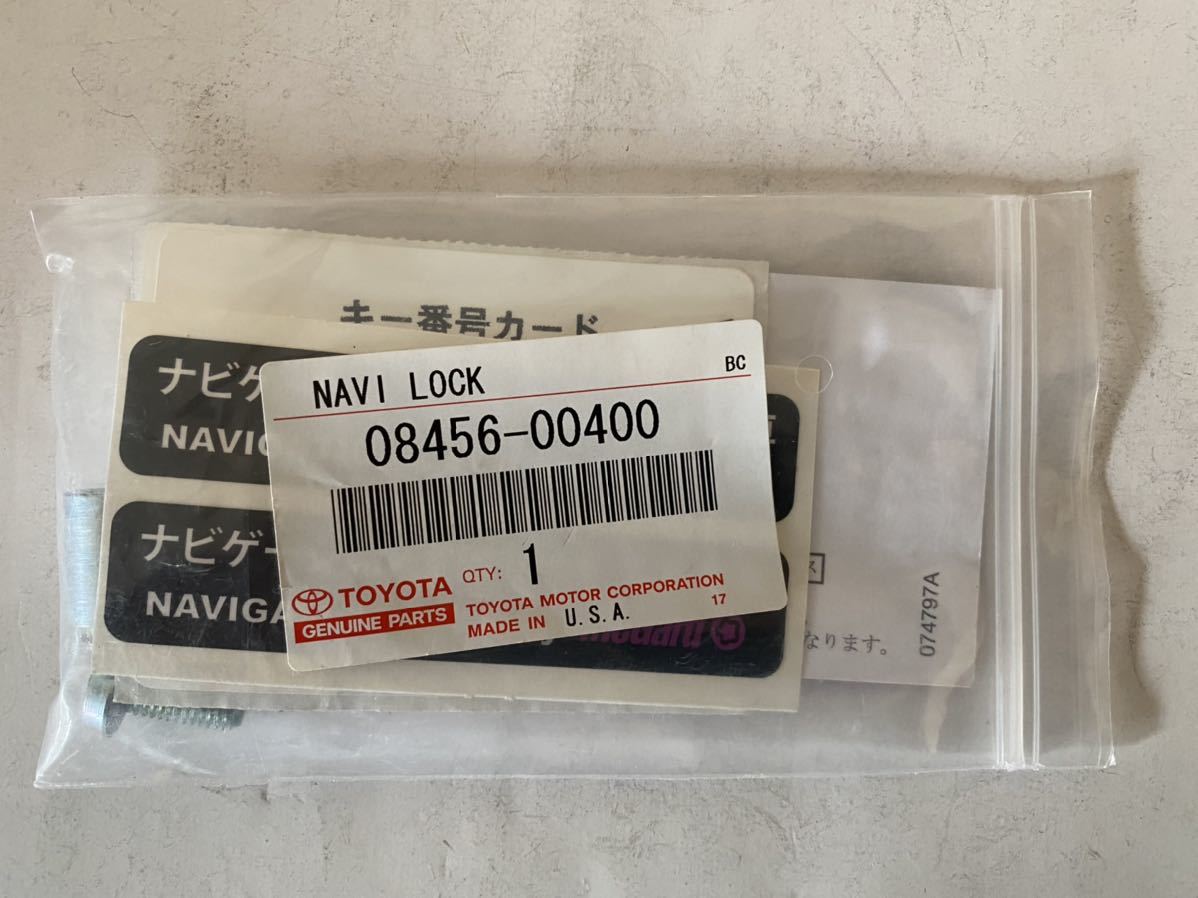 ♪♪「トヨタ純正 ★ ナビゲーション ロックボルト 08456-00400」 中古品 ♪♪拍卖