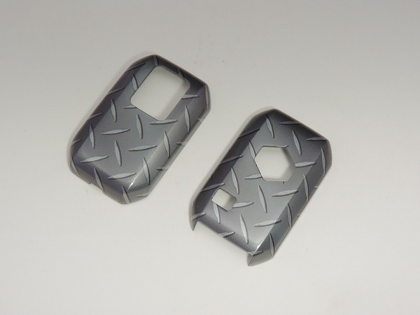 スズキ純正 ジムニー 純正 キーレスカバー 縞鋼板柄 ディーラーオプション品 JB64W JB74W拍卖