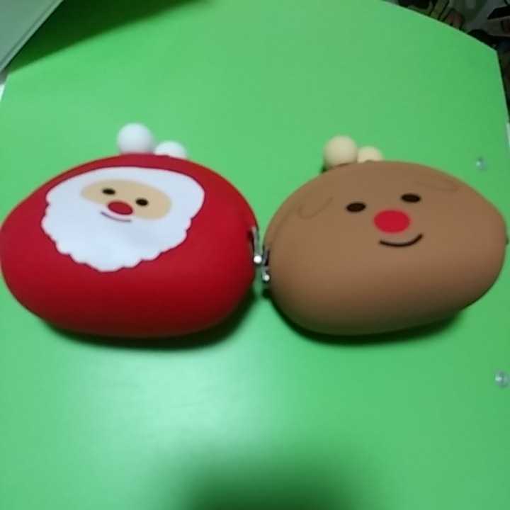 【6】がまぐち ■シリコン ■クリスマス■サンタクロース■トナカイ拍卖