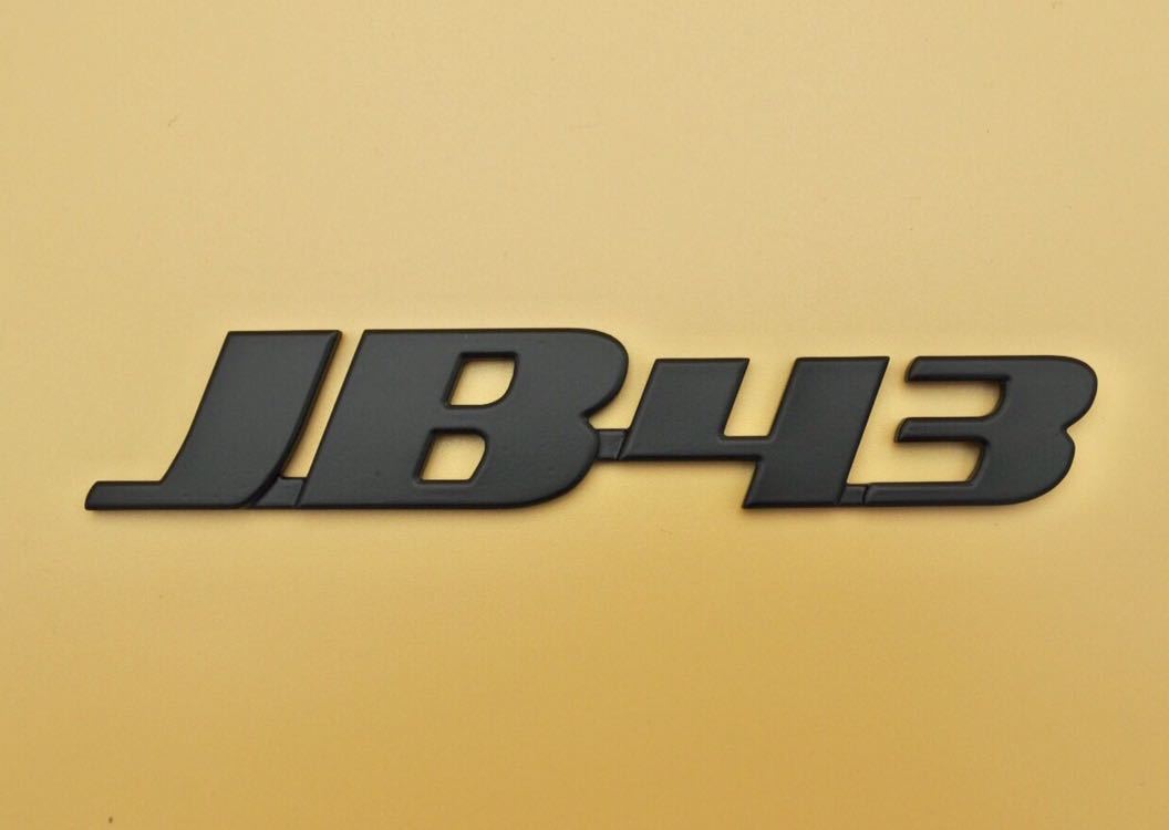 スズキ Jimny ジムニー JB43 Handmade Emblem オリジナル 手作りエンブレム (艶消しブラック)拍卖