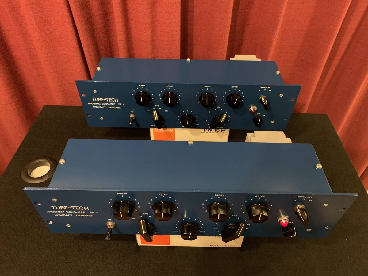 正常動作品 TUBE TECH PE 1C 真空管イコライザー(真空管新品のメンテ上がり)ヒビノ楽器 NEVE SSL AVALON LA2A LA3A PULTEC パルテック拍卖