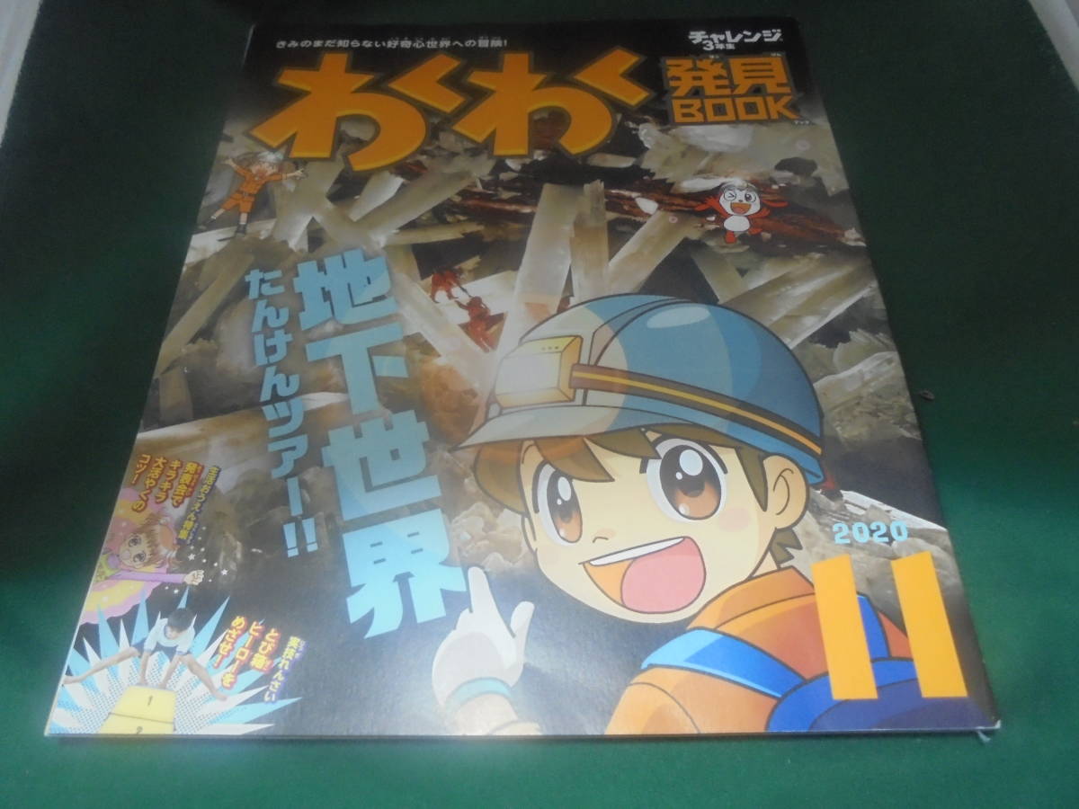 チャレンジ3年生 わくわくはっけんbook 地下世界たんけんツアー 2020年11月号拍卖