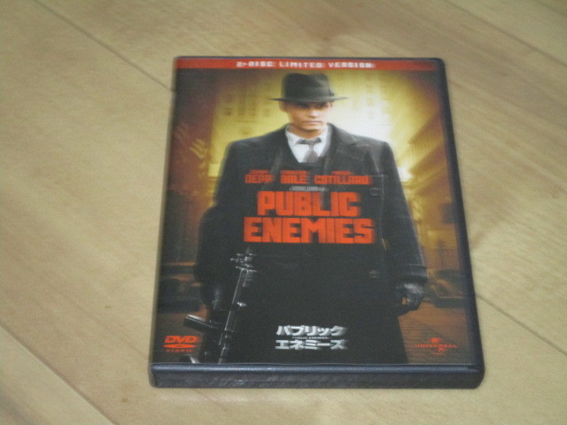 DVD【パブリック・エネミーズ 2枚組】マイケル・マン/ジョニー・デップ クリスチャン・ベイル マリオン・コティヤール拍卖