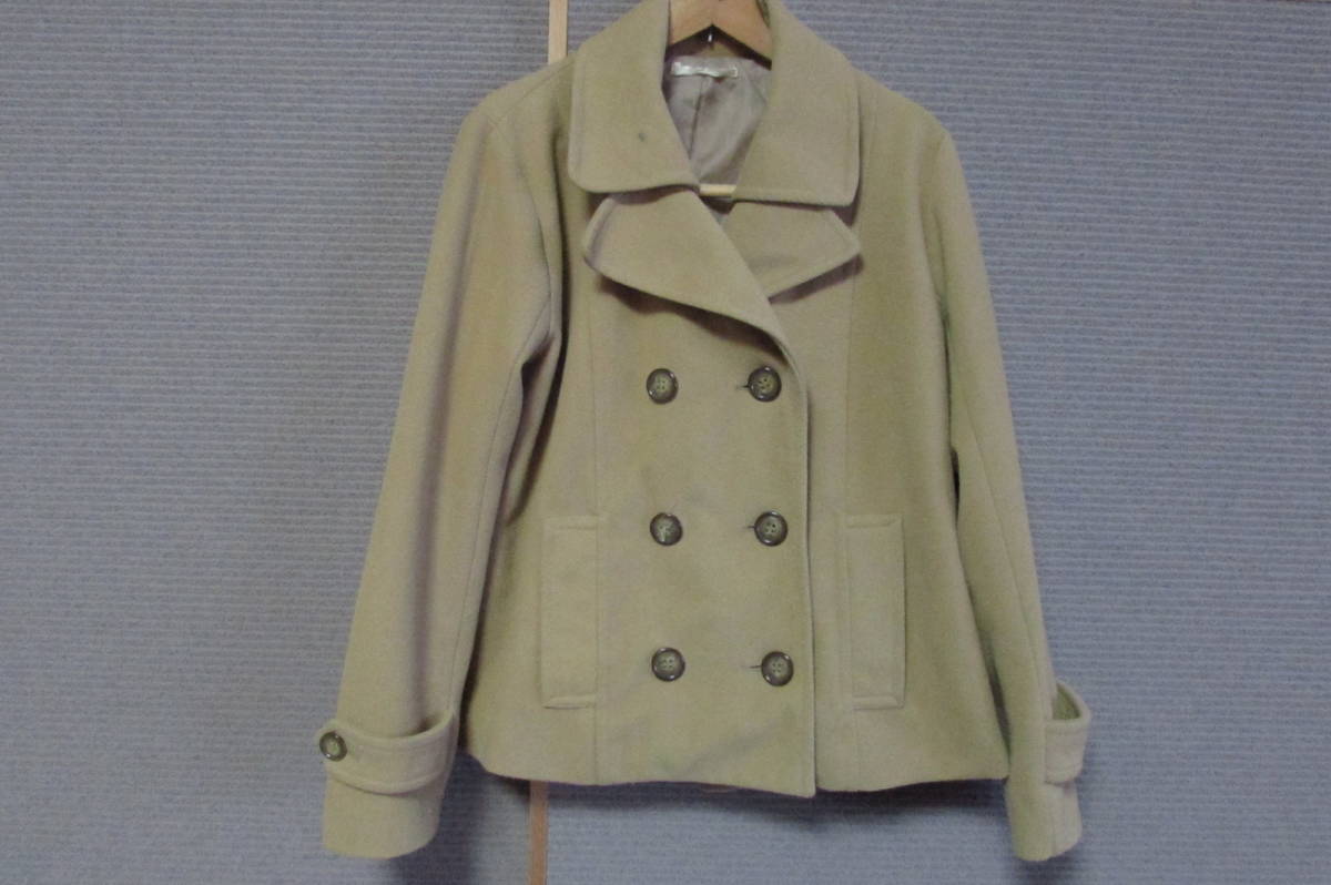 ★レディースハーフコート Lサイズ 中古送料無料★拍卖