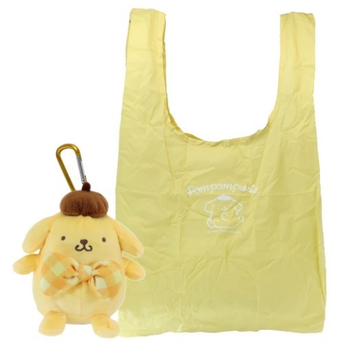 ◎新品 ポムポムプリン Pom Pom Purin ぬいぐるみショッピングバッグ エコバッグ サンリオ sanrio拍卖