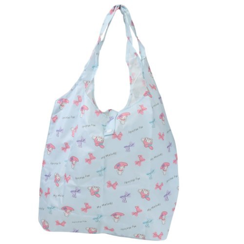 ◆《お値下げ》新品 マイメロディ 折りたたみショッピングバッグ エコバッグ No17 ブルー サンリオ My Melody Sanrio拍卖