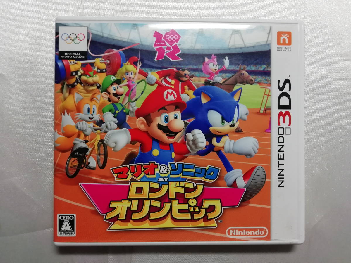 中古品 ニンテンドー3DSソフト マリオ&ソニックATロンドンオリンピック拍卖