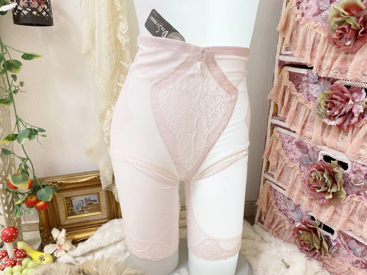 ◆ガードル EL82◆ダイアジェンヌ【DiaSienne】日本製/メッシュ*ボディメイク補正パンツ:ピンク拍卖