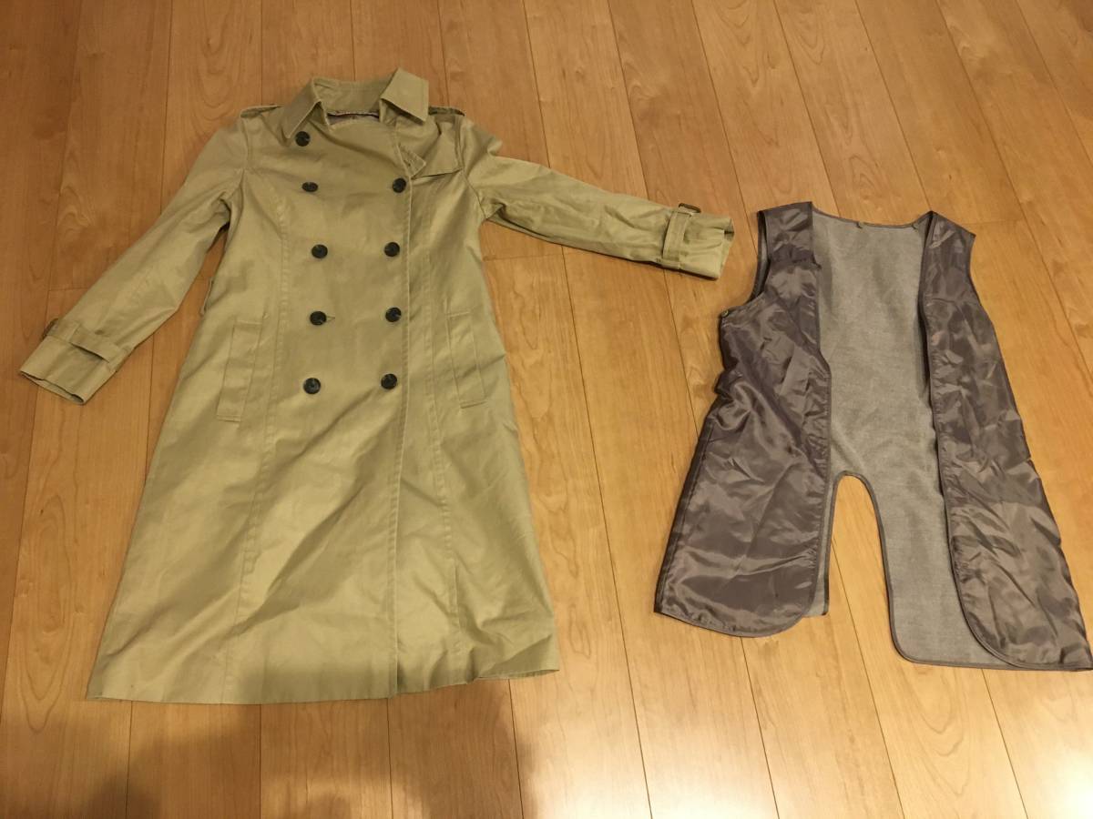 ユナイテッドアローズ GREEN LABEL RELAXING ライナー付き トレンチ コート拍卖