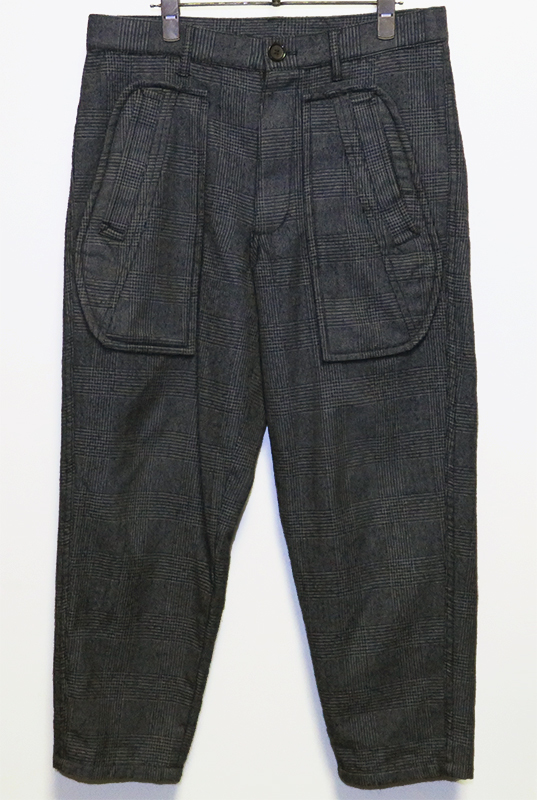 COMME des GARCONS SHIRT 19AW 千鳥チェックウールパンツ XS 着用感あり 裾上げ 定価85,800円 コムデギャルソンシャツ拍卖