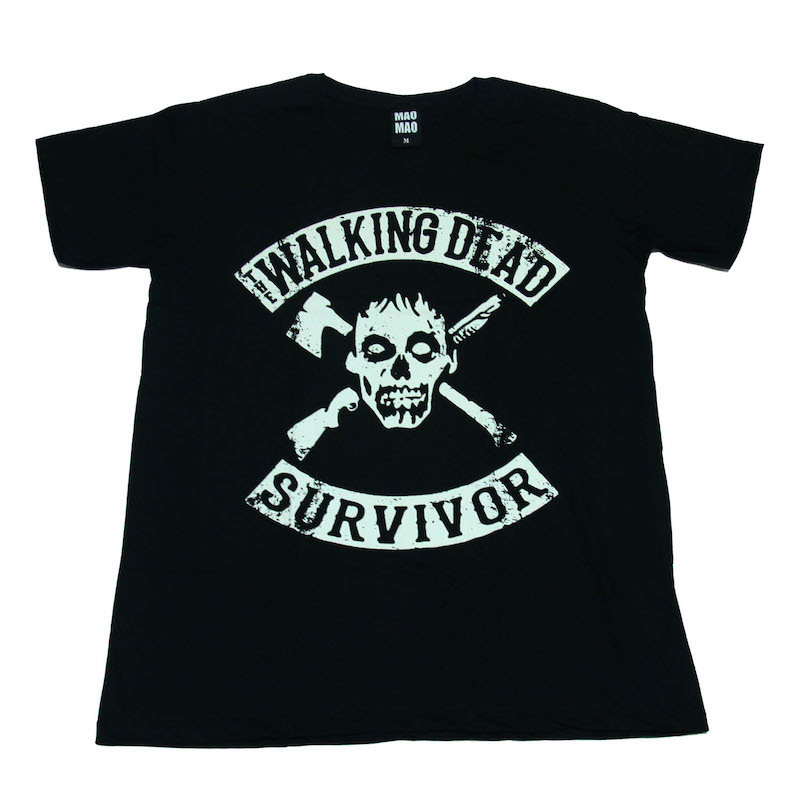 ウォーキング・デッド ゾンビ 海外ドラマ アメリカ ストリート系 おもしろTシャツ メンズ 半袖★tsr0085-blk-m拍卖