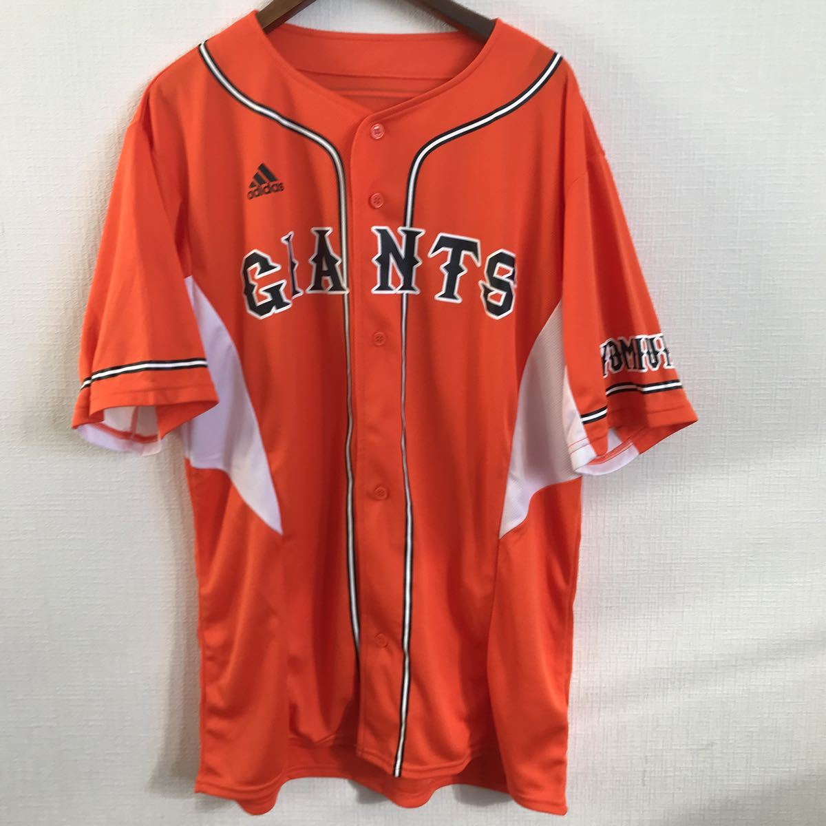 adidas 読売ジャイアンツ 応援ユニフォーム 半袖 Lサイズ レプリカユニフォーム拍卖