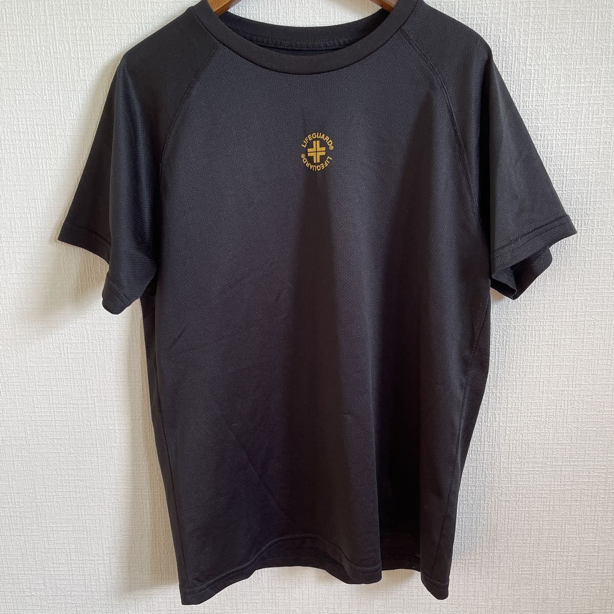 LIFEGUARD ライフガード 半袖Tシャツ Tシャツ ポリエステル Mサイズ 黒拍卖