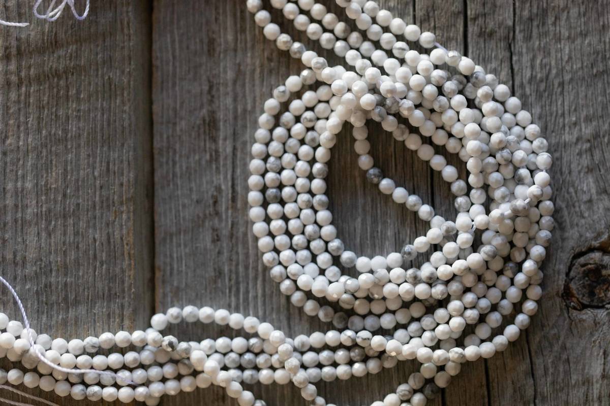 *howlite Round cut ハウライト拍卖