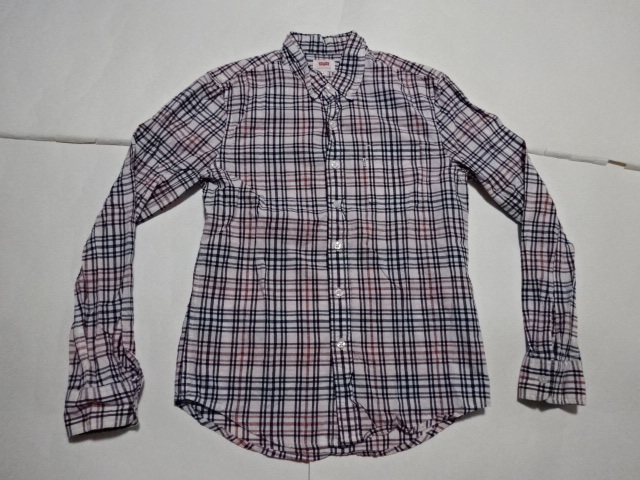 ●リーバイス 長袖シャツ S ●0123■拍卖