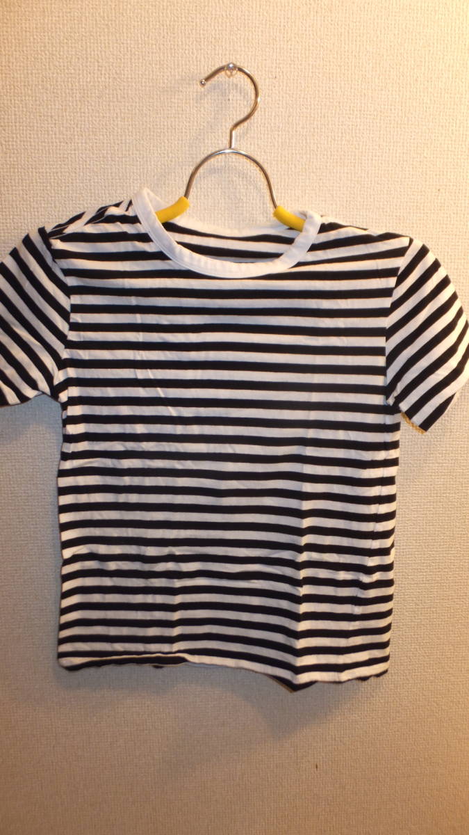 ★GU JAPAN★Ladies stripe tops ストライプレディーストップス USED IN JAPAN サイズS拍卖