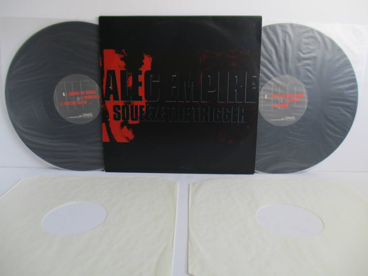 ■2枚組LP■ ALEC EMPIRE squeeze the trigger アレック・エンパイア DIGITAL HARDCORE DHR LP 11拍卖