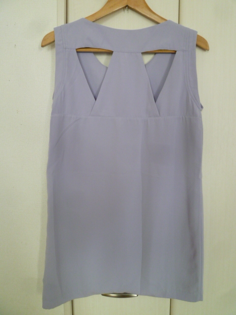 MURUA/ムルーア△淡パープル背中開きセクシーワンピースF/紫B系MARK-STYLERミニ△OP122拍卖