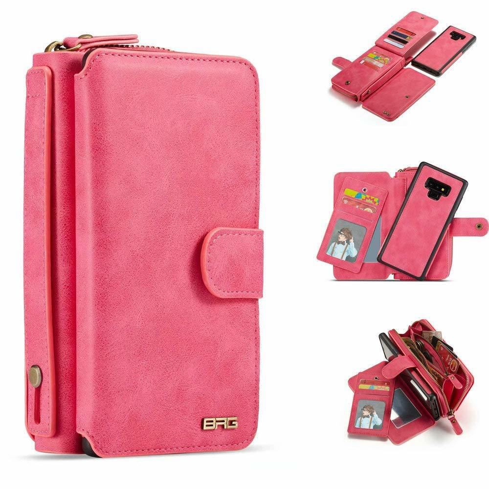 galaxy note9 レザーケース ギャラクシーノート9 ケース お財布付き 手帳型 6.5インチ カード収納 X1拍卖