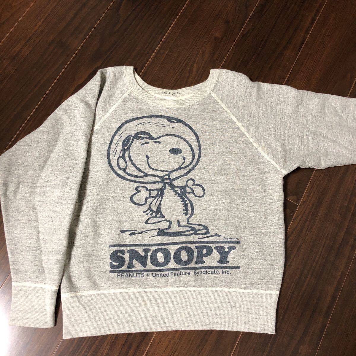 XS ジャクソンマティス クルーネックスウェット スヌーピー ヴィンテージピーナッツ jackson matisse Snoopy vintage Peanuts ロンハーマン拍卖