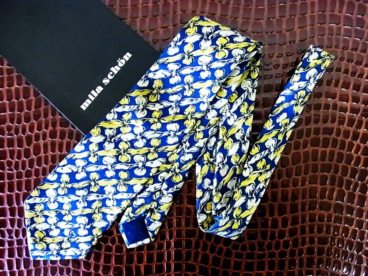 ◇E442R◇在庫処分SALE●ミラショーン【花】ネクタイ拍卖