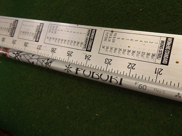 【税込】【224】FUBUKI V 60 S 40.75インチ 三菱 フブキ シャフト単品 .719636拍卖