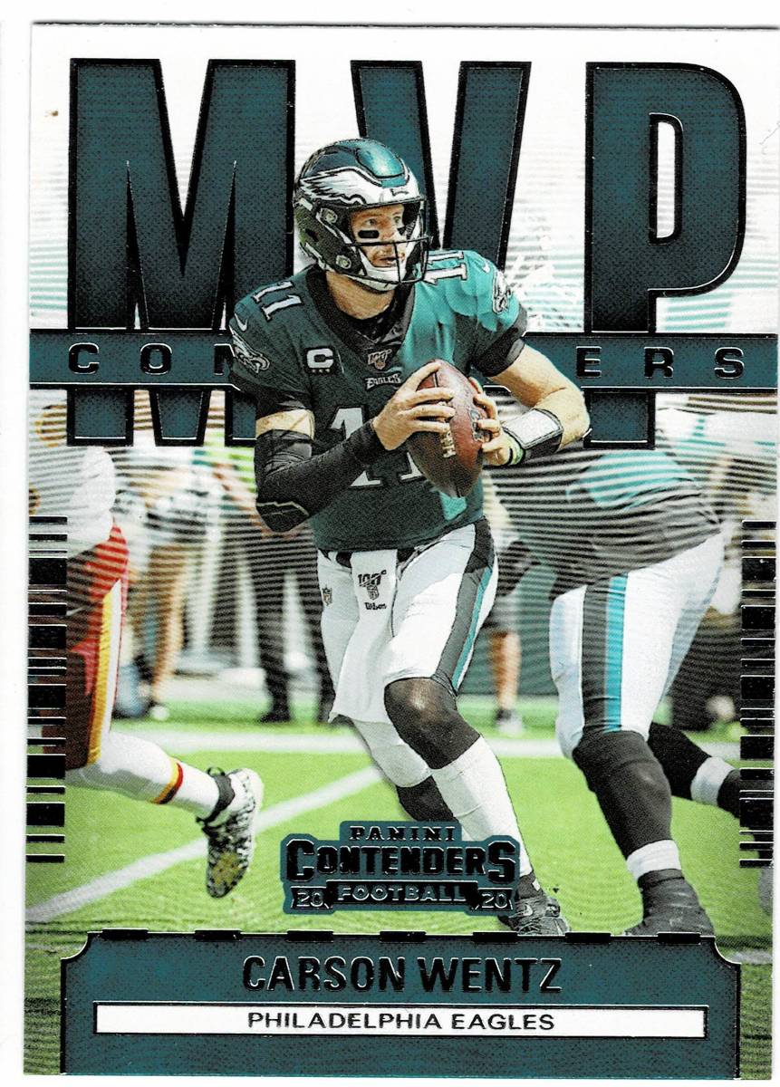 2020 Panini Contenders Football Carson Wentz MVP Contenders拍卖