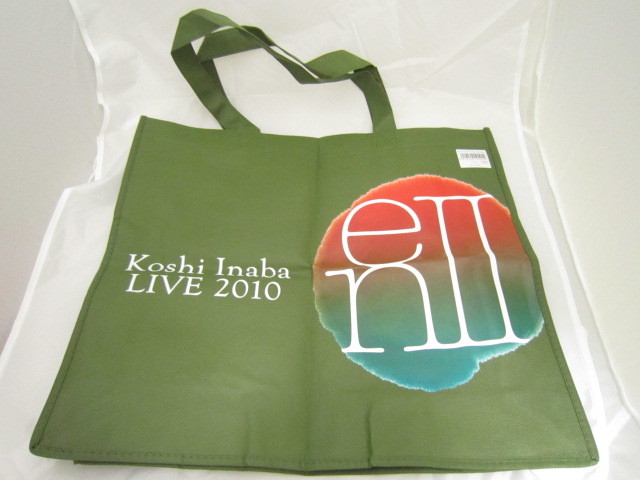 Koshi Inaba LIVE 2010 en ツアーバッグ 稲葉浩志 B'z バッグ [dox拍卖