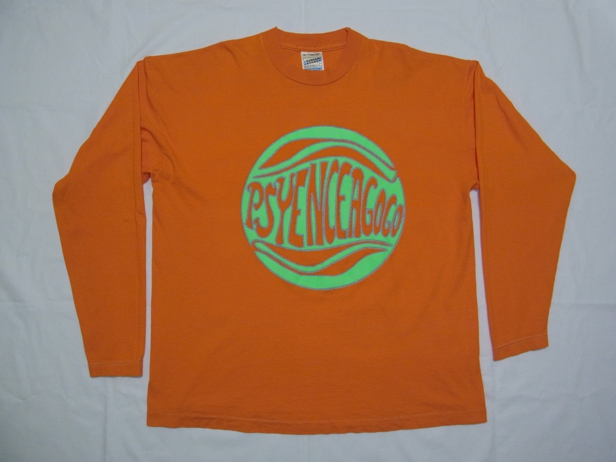 ★美品★ HIDE 『PSYENCE A GO GO』 1996年 ソロ ツアー 長袖 Tシャツ sizeXL オレンジ ★古着 ロンT 90年代 当時物 X JAPAN zilch LEMONed拍卖