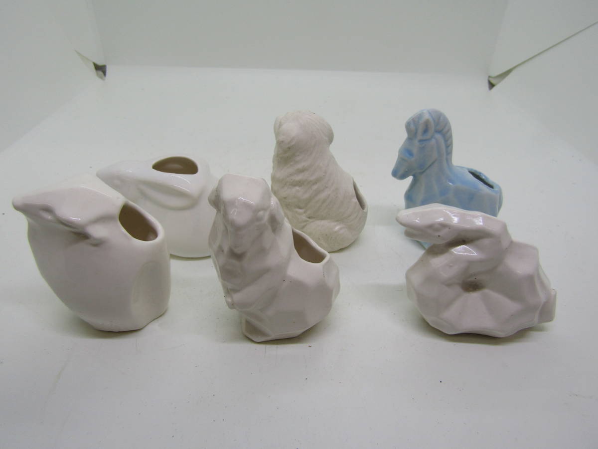 干支楊枝入れ 未使用 6個(D505)拍卖