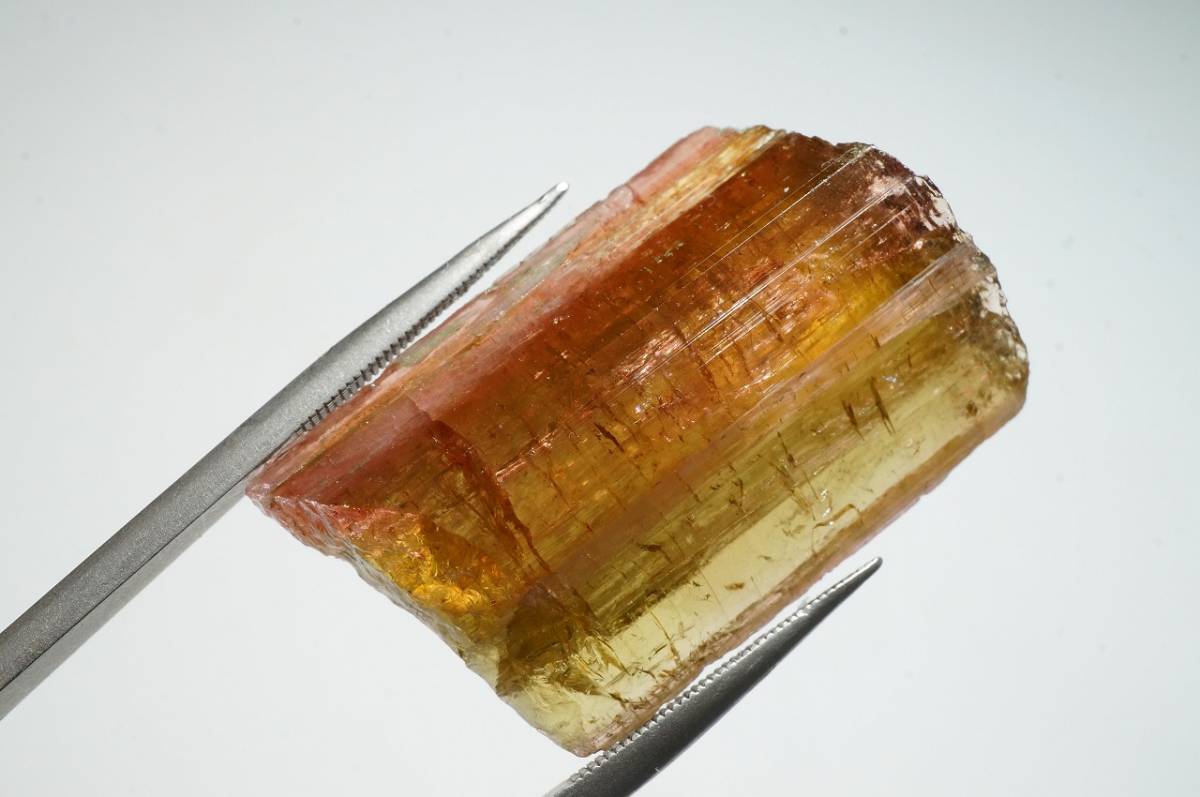 上質天然バイカラートルマリン原石35年前の未使用蔵出し品!透明度あり29.1ct / 5.8g拍卖